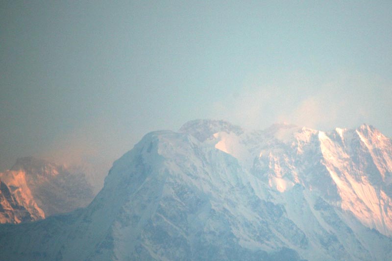 Ich hab die Annapurna I erst zu Haus auf dem  Foto gefunden, nachdem ich lange gepeilt und gesucht habe.